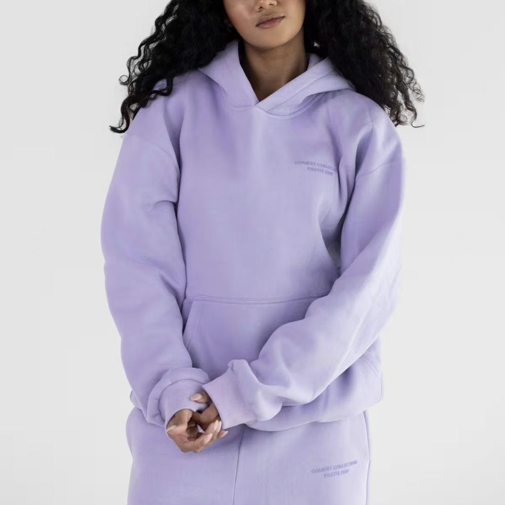 Comfrt Lavender  Pastel Hoodie